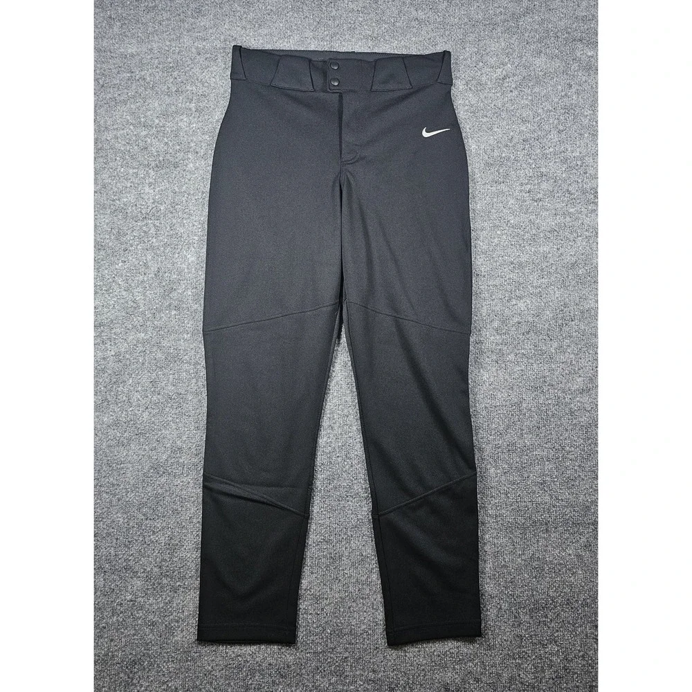 New Nike Vapor Select Baseball Pants Black Mens Size Medium BQ6345-010 Pockets